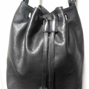 Lucky brand bucket drawstring bag.